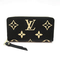 Louis Vuitton Zippy Wallet Empreinte Black Beige