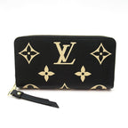 Louis Vuitton Zippy Wallet Empreinte Black Beige