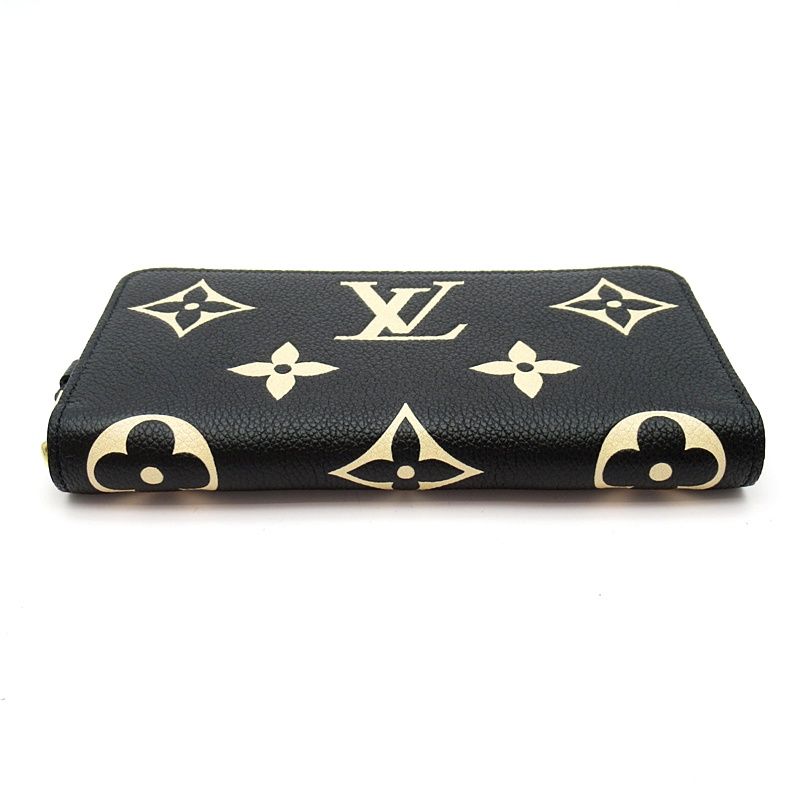 Louis Vuitton Zippy Wallet Empreinte Black Beige — view 4