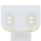 Dior Tribal Double Faux Pearl Earrings Brass