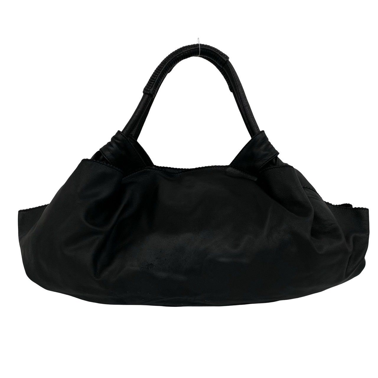 Loewe Vintage Nappa Aire Anagram Leather Tote Shoulder Bag Black — view 3