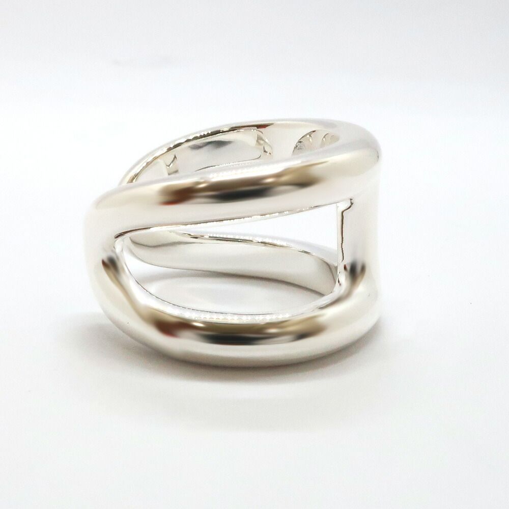Hermes Osmose Ring GM Large 59 Silver — view 4