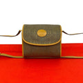 Gucci Vintage GG Logo Pattern Leather Shoulder Bag Pochette Brown