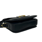 Celine Vintage Carriage Calf Leather Shoulder Bag Pochette Navy — view 7