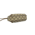 Gucci Vintage Sherry Line GG Logo Pattern Leather Shoulder Bag Pochette Brown — view 7