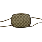 Gucci Vintage Sherry Line GG Logo Pattern Leather Shoulder Bag Pochette Brown — view 3