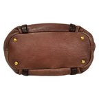 Prada Tote Bag Pink Brown Dark Leather — view 5