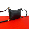 Gucci Vintage Sherry Line Leather Shoulder Bag Pochette Crossbody Black