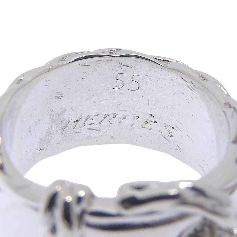 Hermes Diane 925 Sterling Silver Ring — view 6