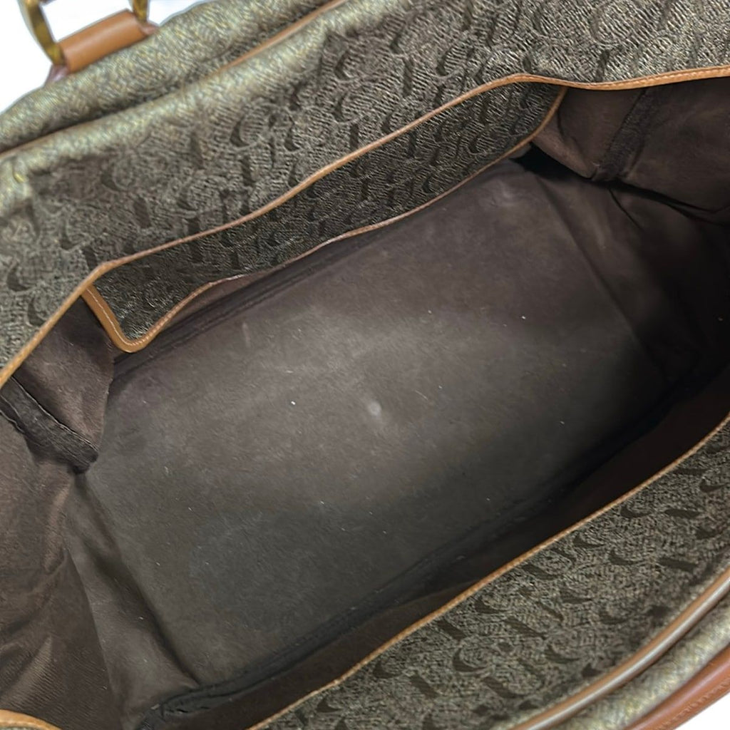 Gucci Boston Bag Beige Brown Logo Pattern Leather — view 7