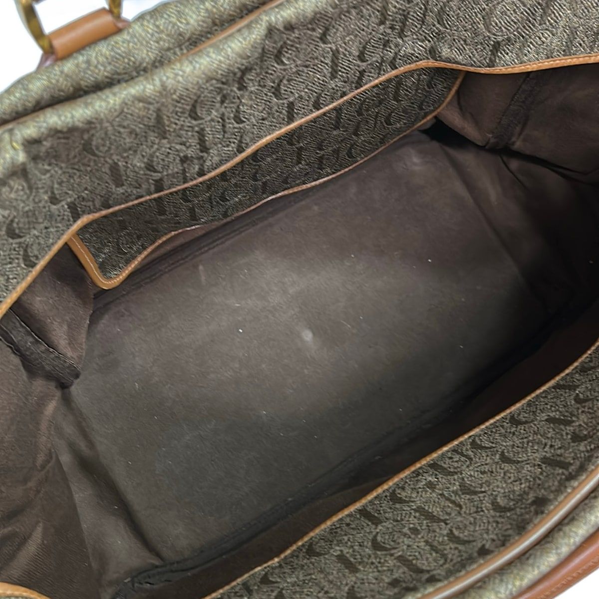 Gucci Boston Bag Beige Brown Logo Pattern Leather — view 7