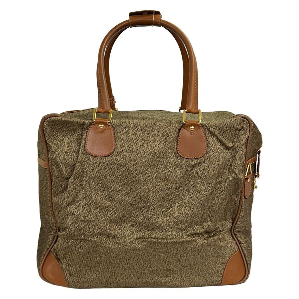 Gucci Boston Bag Beige Brown Logo Pattern Leather — view 3