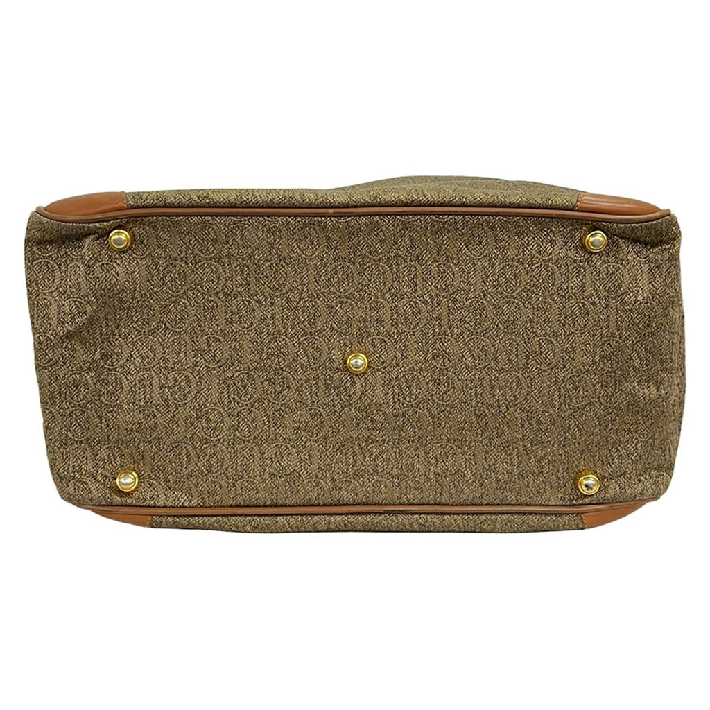 Gucci Boston Bag Beige Brown Logo Pattern Leather — view 5