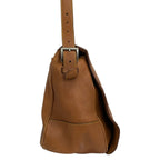 Prada Shoulder Bag Light Brown Triangle Logo All Leather — view 2