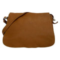 Prada Shoulder Bag Light Brown Triangle Logo All Leather
