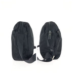 Prada Tessuto Black Silver Nylon Shoulder Bag — view 8