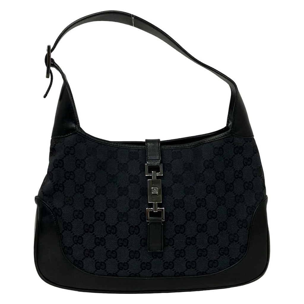 Gucci Shoulder Bag Jackie Black Leather