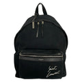 Saint Laurent Paris Backpack City Black Leather