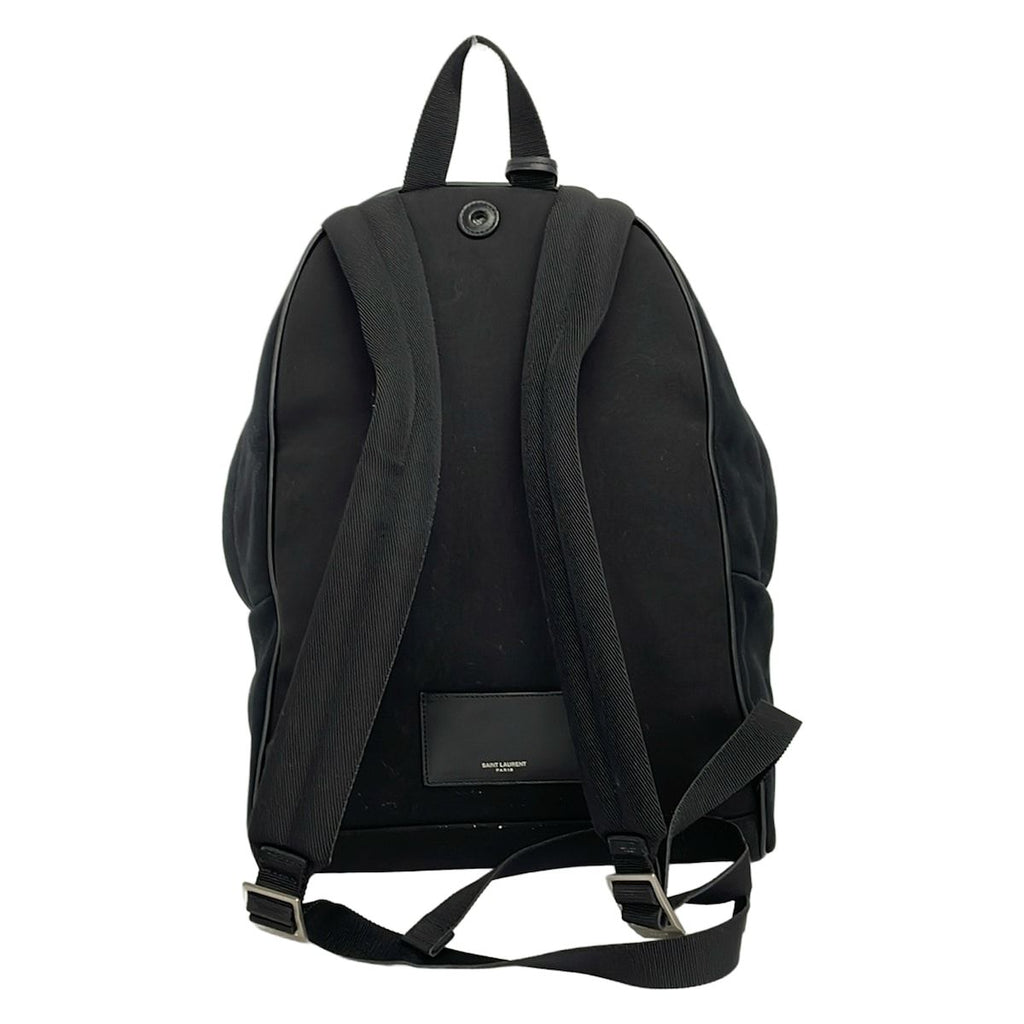 Saint Laurent Paris Backpack City Black Leather — view 3
