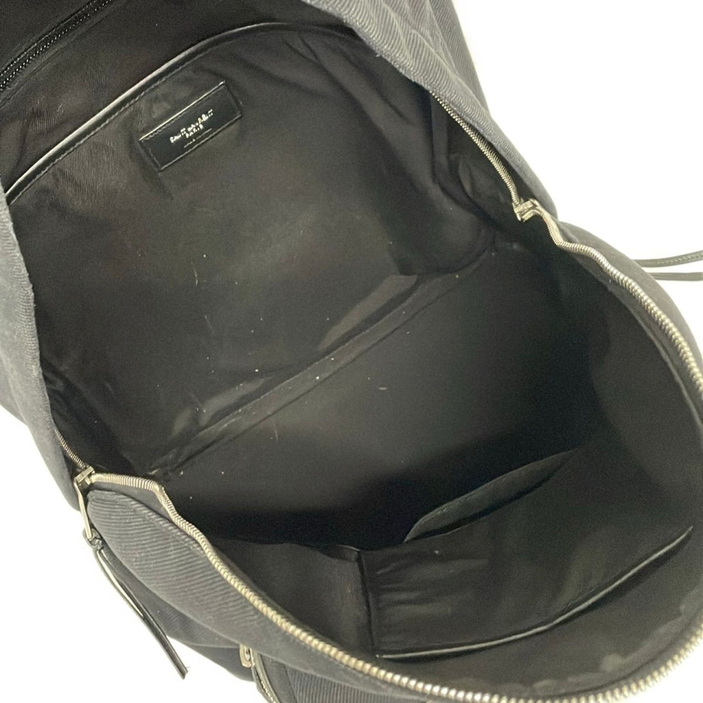 Saint Laurent Paris Backpack City Black Leather — view 7