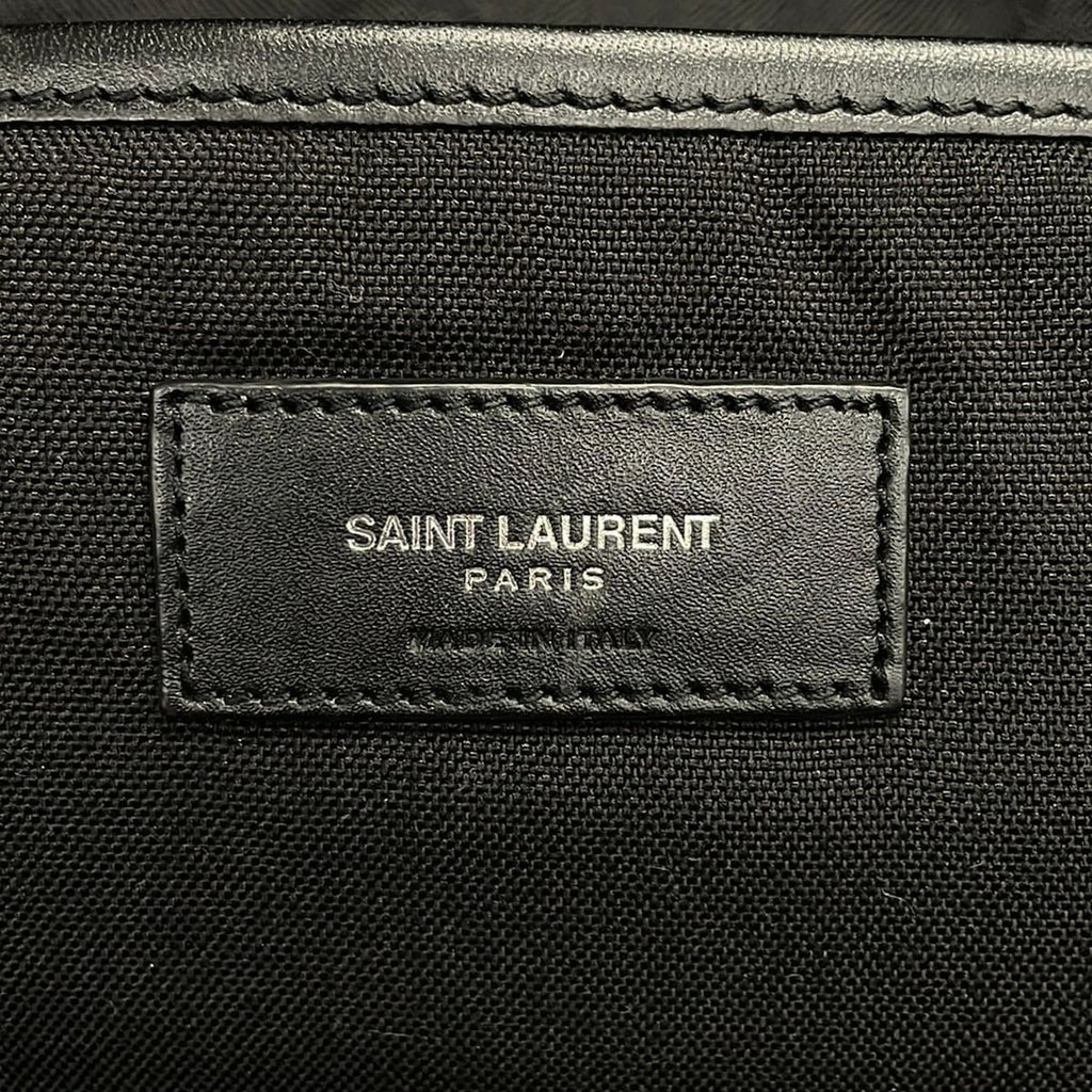 Saint Laurent Paris Backpack City Black Leather — view 8