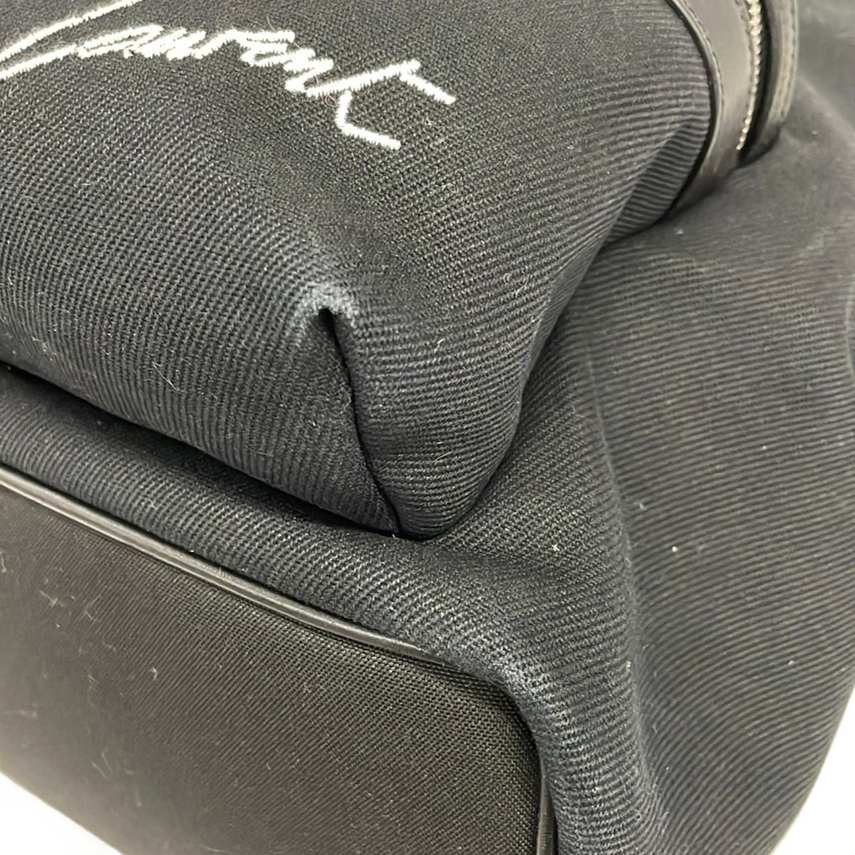 Saint Laurent Paris Backpack City Black Leather — view 6