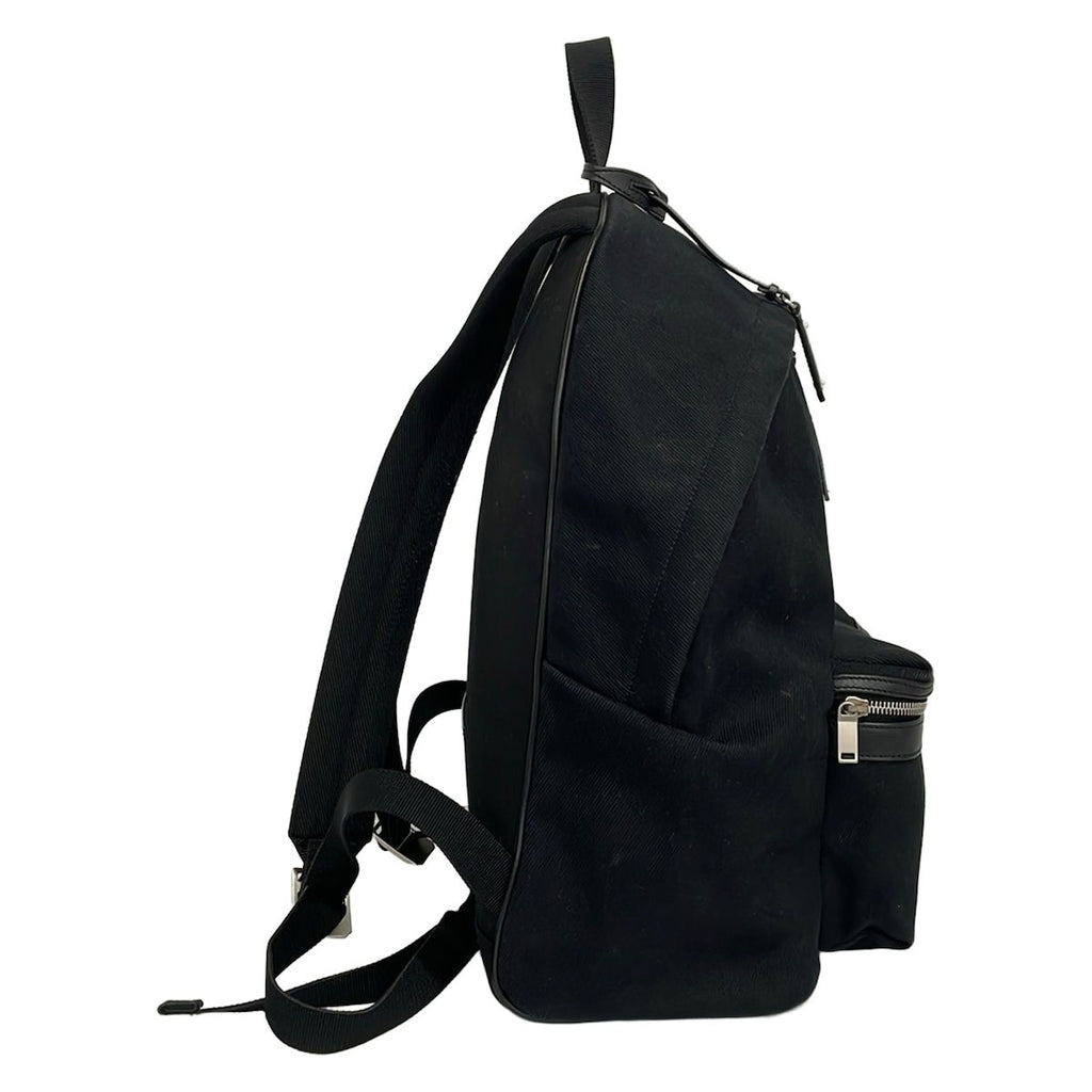 Saint Laurent Paris Backpack City Black Leather — view 2