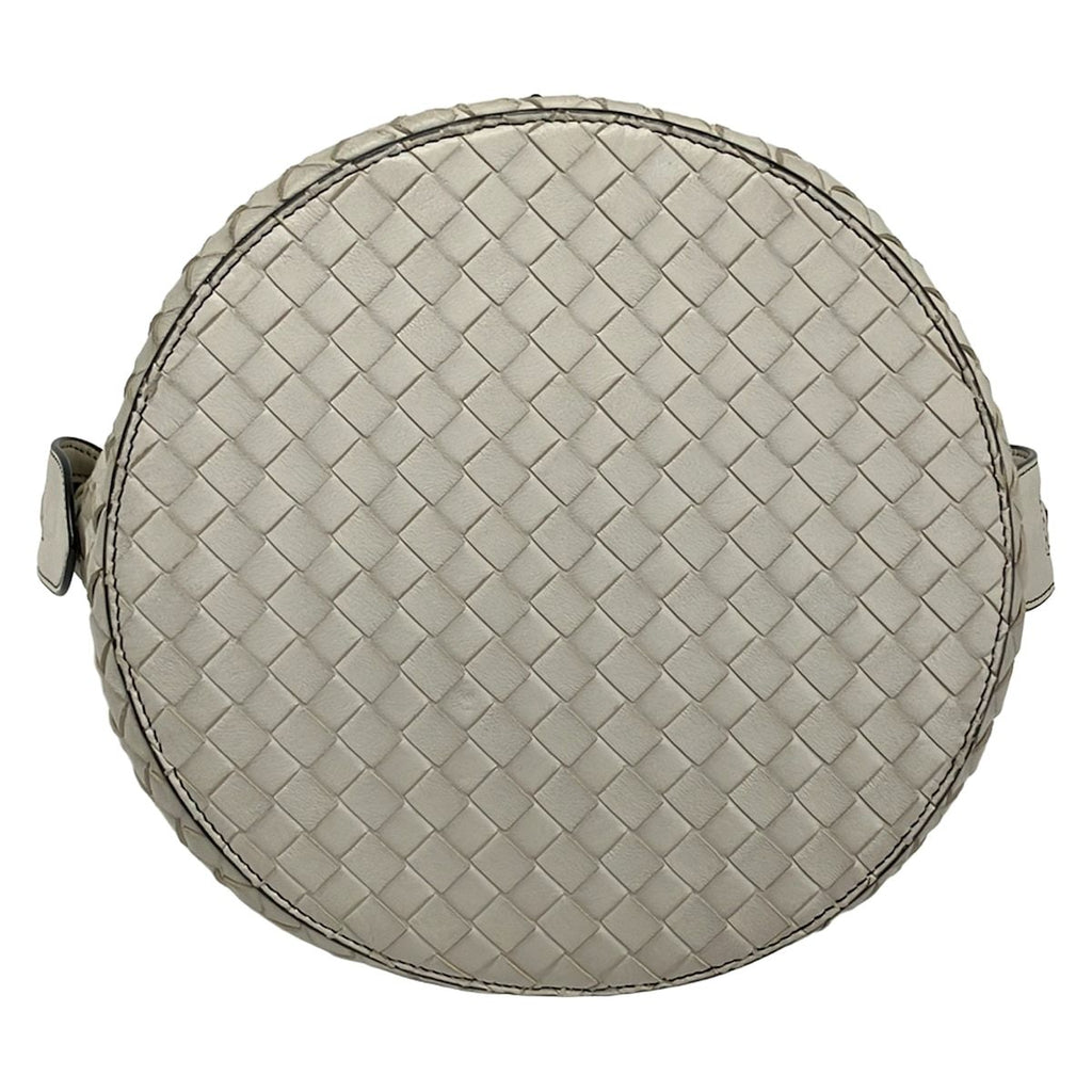 Bottega Veneta Handbag Tamboura Bag Light Gray Leather — view 5