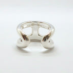 Hermes Osmose Ring PM Small Silver — view 2