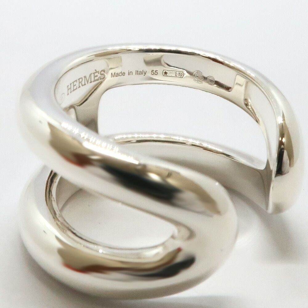 Hermes Osmose Ring PM Small Silver — view 7