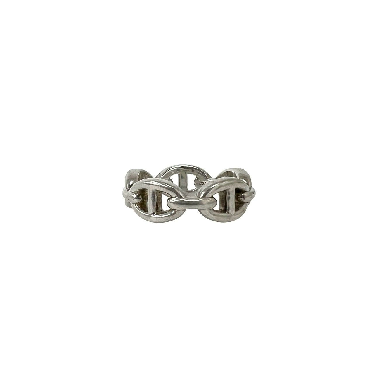 Hermes Enchainee Ring 925 Sterling Silver — view 6