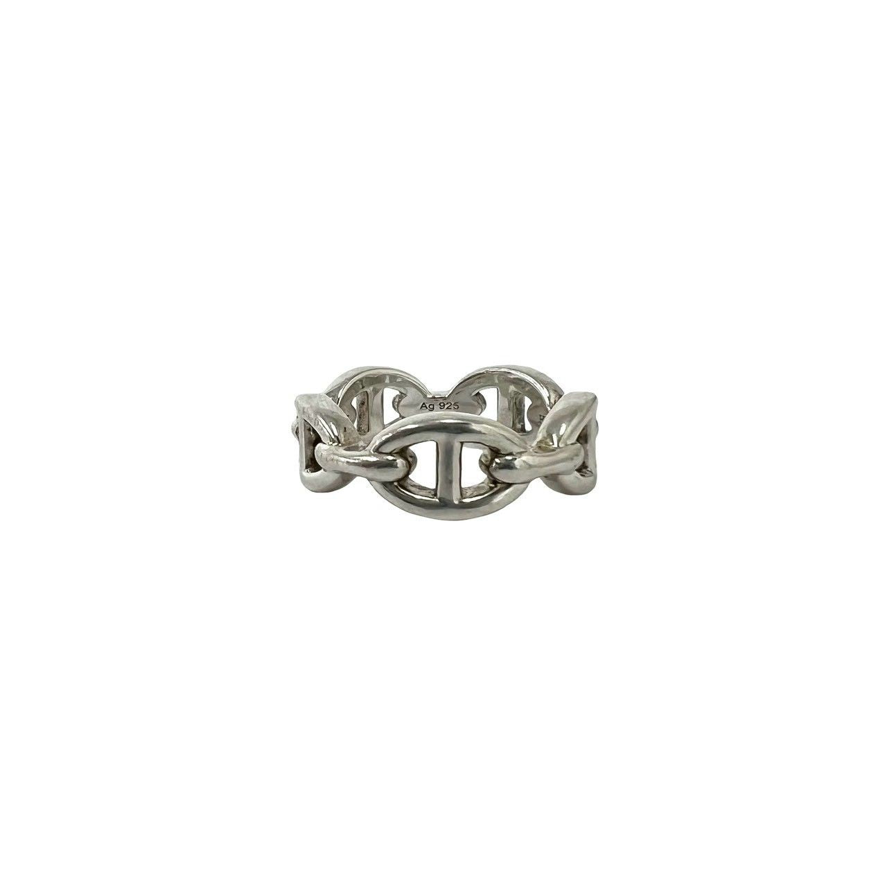 Hermes Enchainee Ring 925 Sterling Silver — view 4
