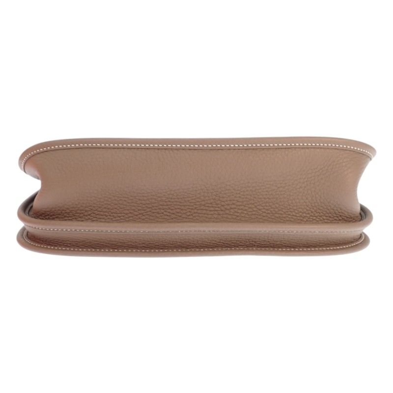 Hermes 29 PM Shoulder Bag Taurillon Clemence Cowhide Etoupe Beige Gold — view 7