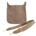 Hermes 29 PM Shoulder Bag Taurillon Clemence Cowhide Etoupe Beige Gold