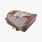 Gucci Three Little Pigs Brown Leather Backpack — view 5