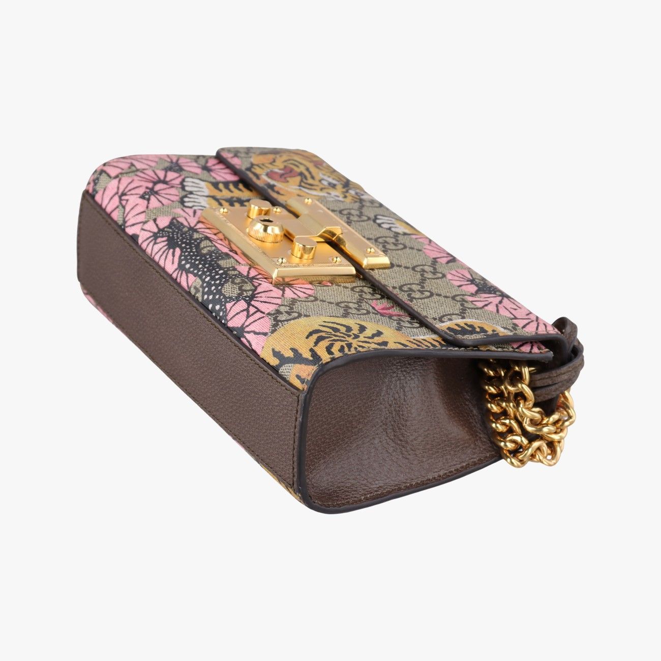 Gucci Padlock Brown Shoulder Bag — view 4