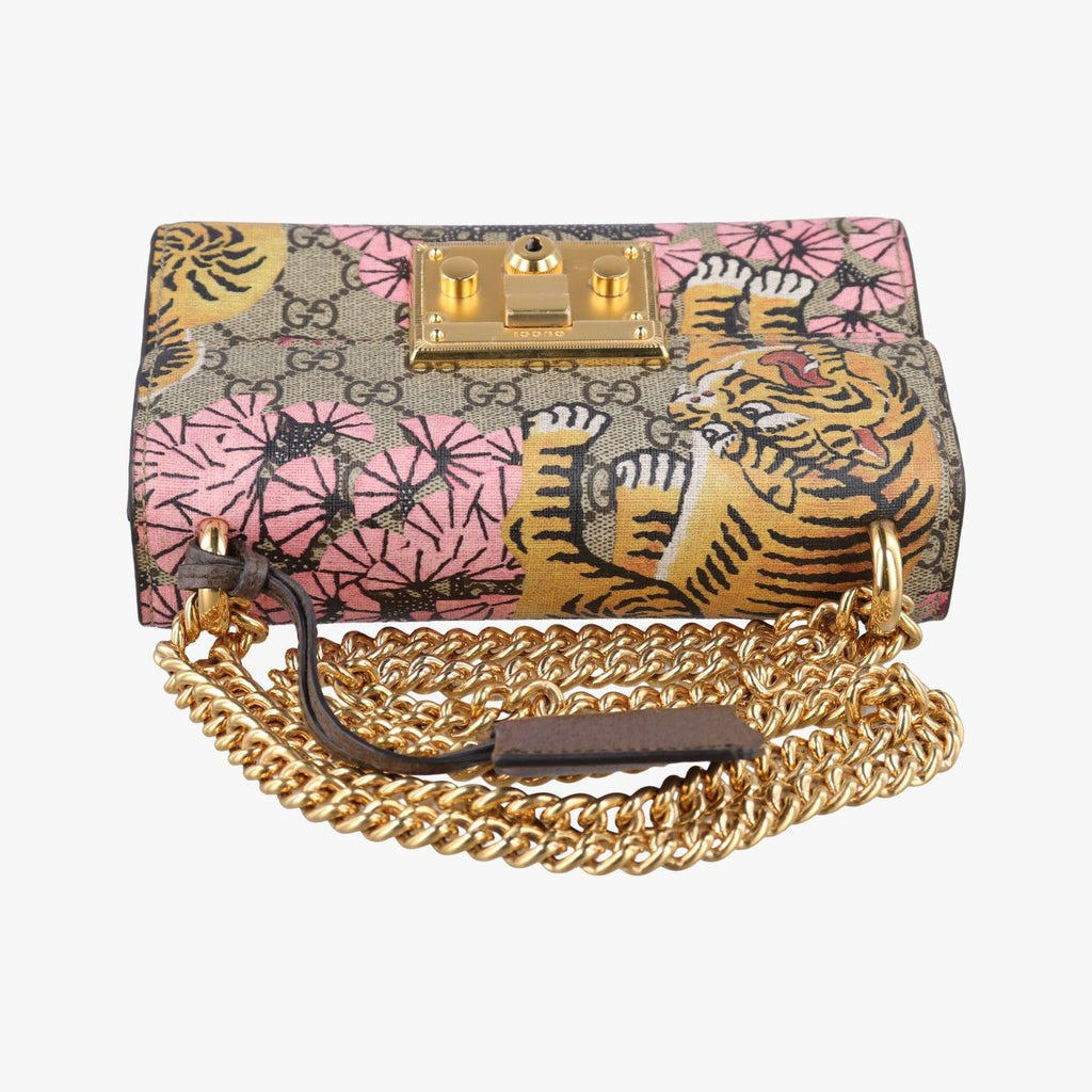 Gucci Padlock Brown Shoulder Bag — view 8