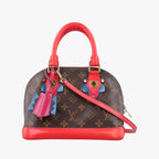Louis Vuitton Alma BB Monogram Brown Flamingo Canvas Totem Handbag