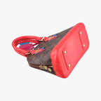Louis Vuitton Alma BB Monogram Brown Flamingo Canvas Totem Handbag — view 7