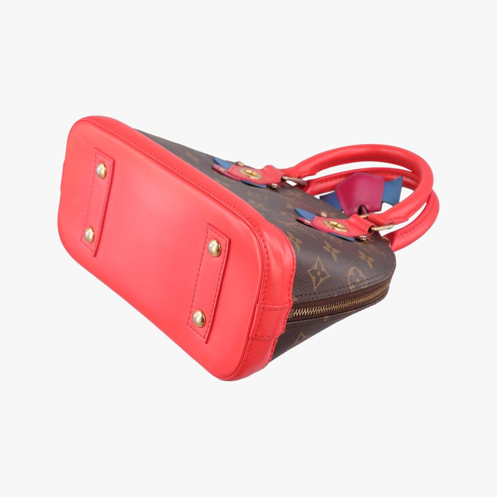 Louis Vuitton Alma BB Monogram Brown Flamingo Canvas Totem Handbag — view 6