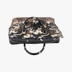 Prada Convertible Bauletto Flower Print Multicolor Saffiano Leather — view 8