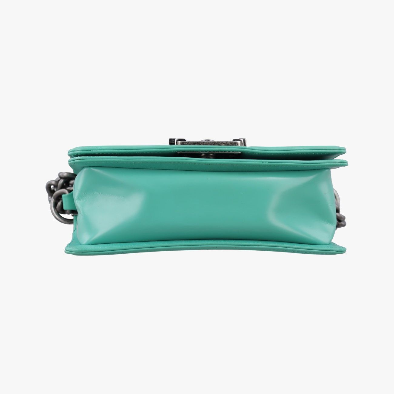 Chanel Boy Green Leather — view 3