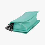 Chanel Boy Green Leather — view 7