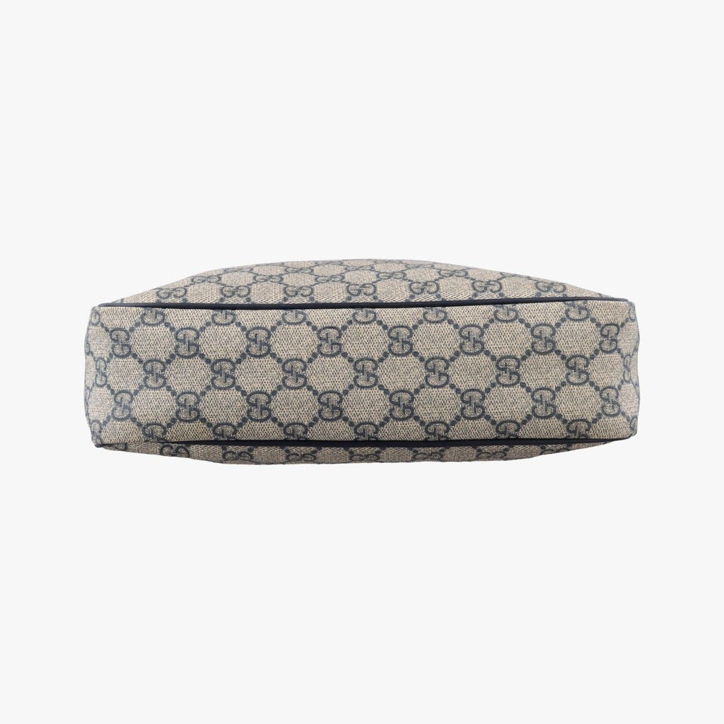 Gucci GG Supreme Messenger Beige Navy Leather — view 3