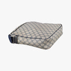 Gucci GG Supreme Messenger Beige Navy Leather — view 7