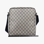 Gucci GG Supreme Messenger Beige Navy Leather — view 2
