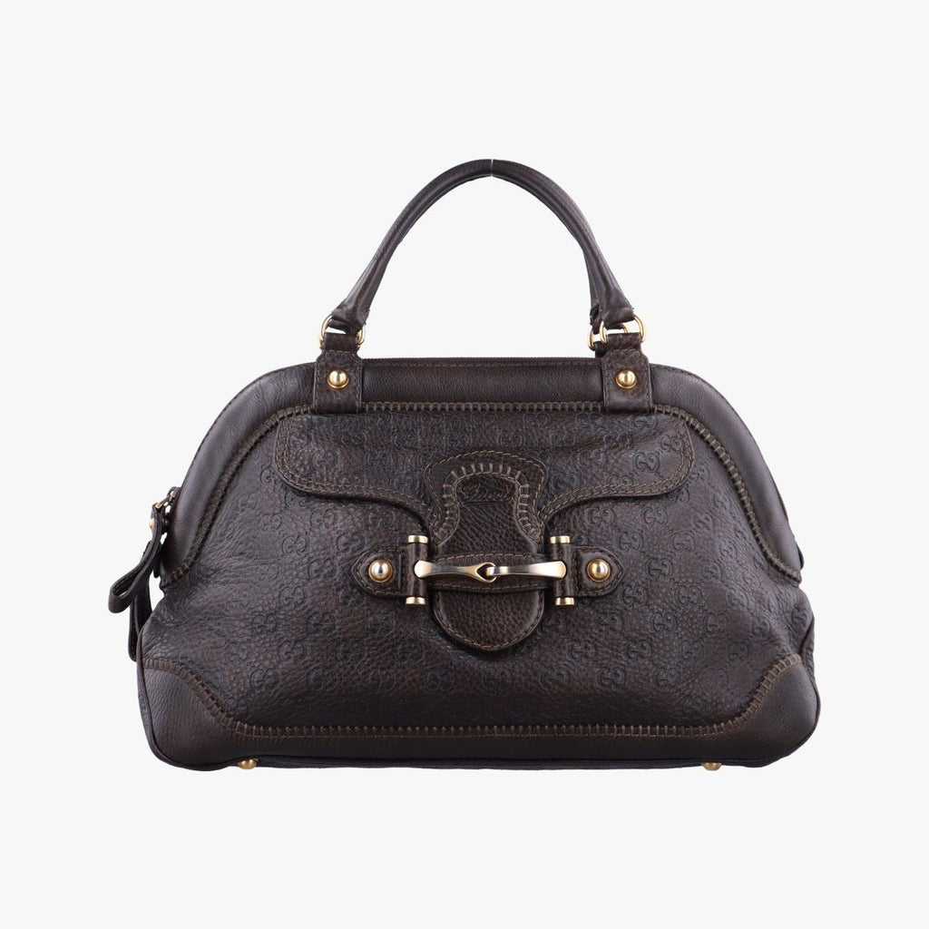 Gucci Guccissima New Pelham Horsebit Brown Leather