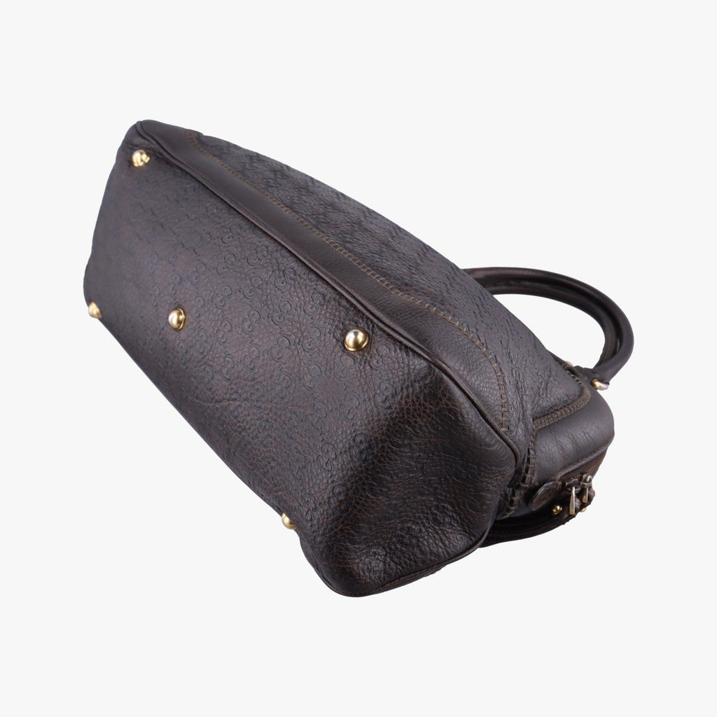 Gucci Guccissima New Pelham Horsebit Brown Leather — view 6