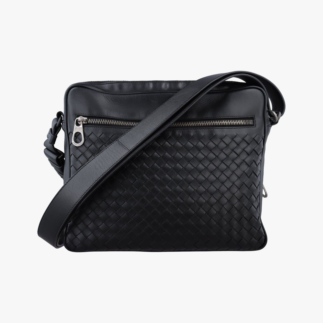 Bottega Veneta Intrecciato Black Lambskin