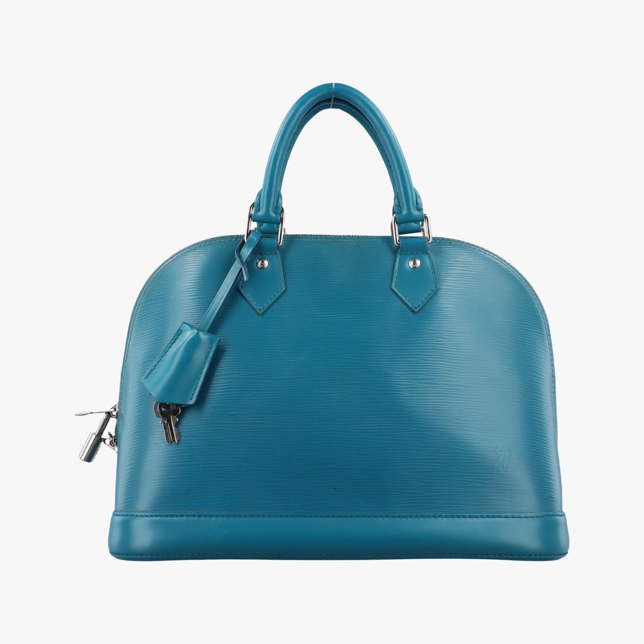 Louis Vuitton Alma PM Cyan Epi Handbag